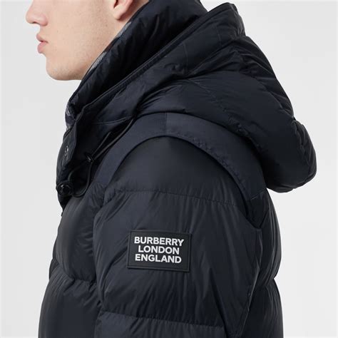 puffer jackets burberry|burberry detachable puffer jacket.